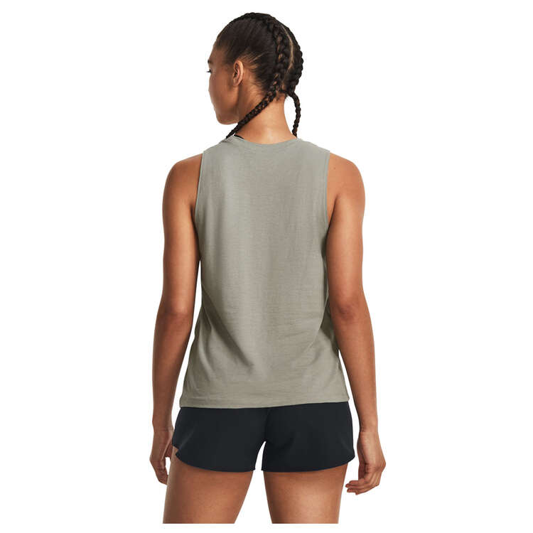 Under Armour Womens Live Sportstyle Tank, Green, rebel_hi-res
