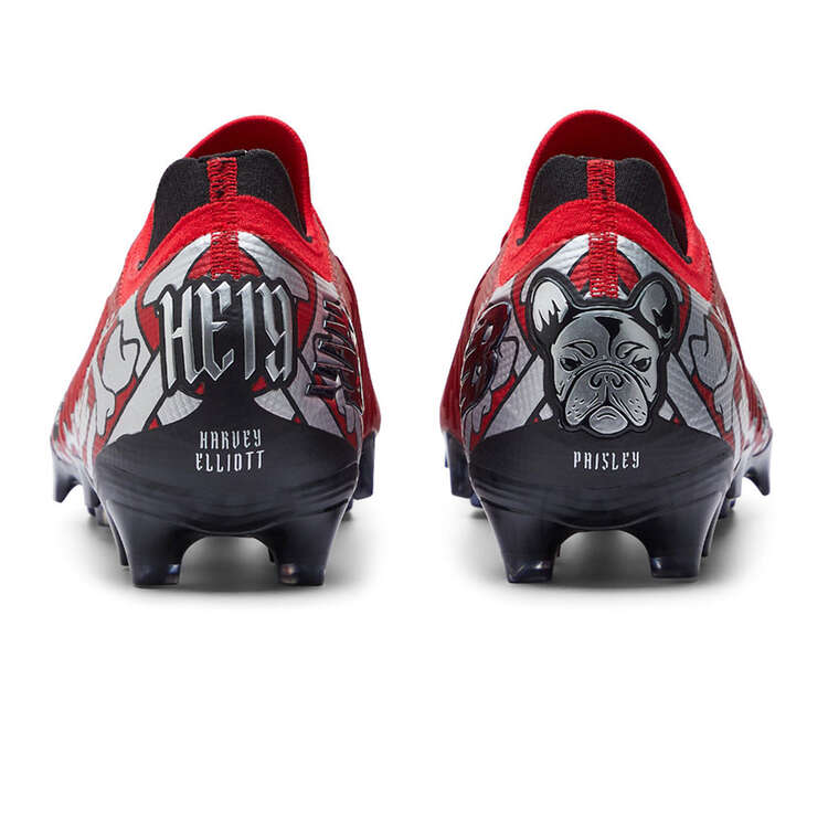 New Balance Tekela V4 Harvey Elliott Paisley Edition Football Boots, Red/White, rebel_hi-res