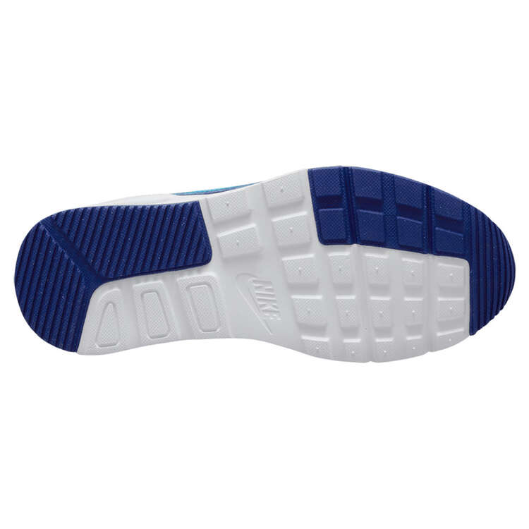 Nike Air Max SC GS Kids Casual Shoes, White/Blue, rebel_hi-res