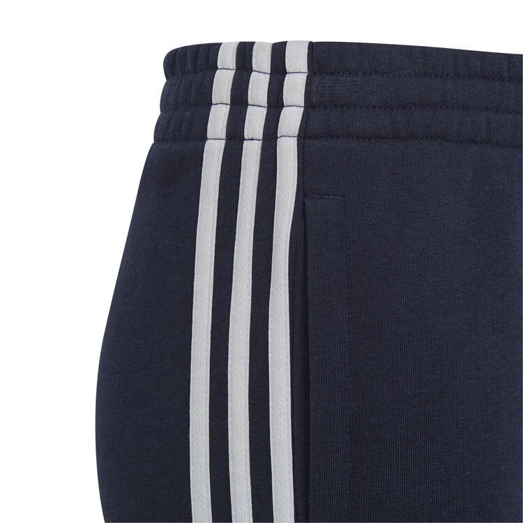 adidas Kids 3 Stripes Fleece Jogger Pants, Blue, rebel_hi-res