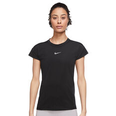Nike Womens Dri-FIT Run Division Tee Black XS, Black, rebel_hi-res