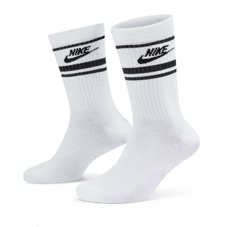 Nike Sportswear Dri-FIT Everyday Socks (3 Pack), White, rebel_hi-res