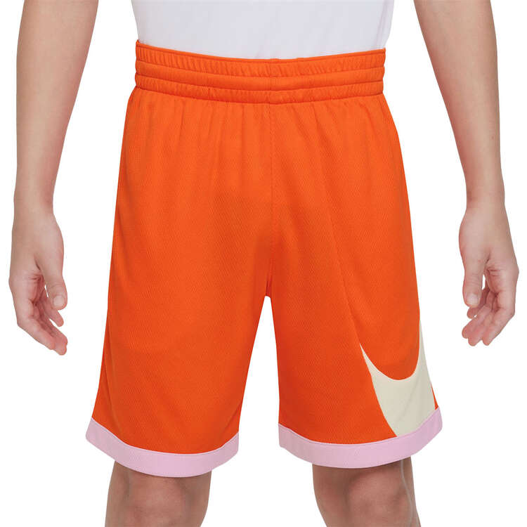 Nike Boys Dri-FIT Basketball Shorts, Orange/Pink, rebel_hi-res
