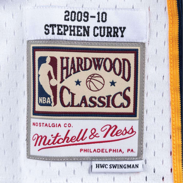 Golden State Warriors Steph Curry 09 Mens Home Jersey White XXL, White, rebel_hi-res
