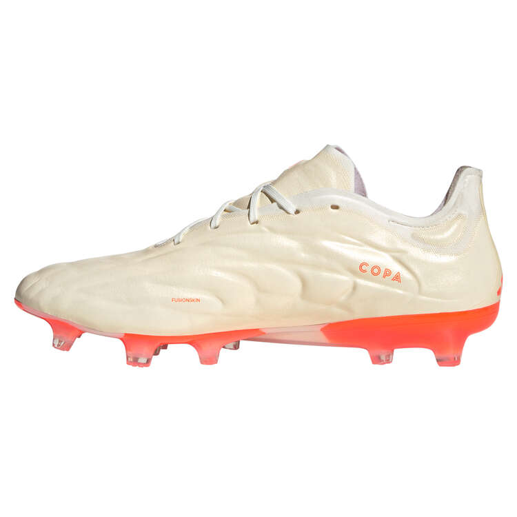 adidas Copa Pure .1 Football Boots White/Orange US Mens 7 / Womens 8, White/Orange, rebel_hi-res