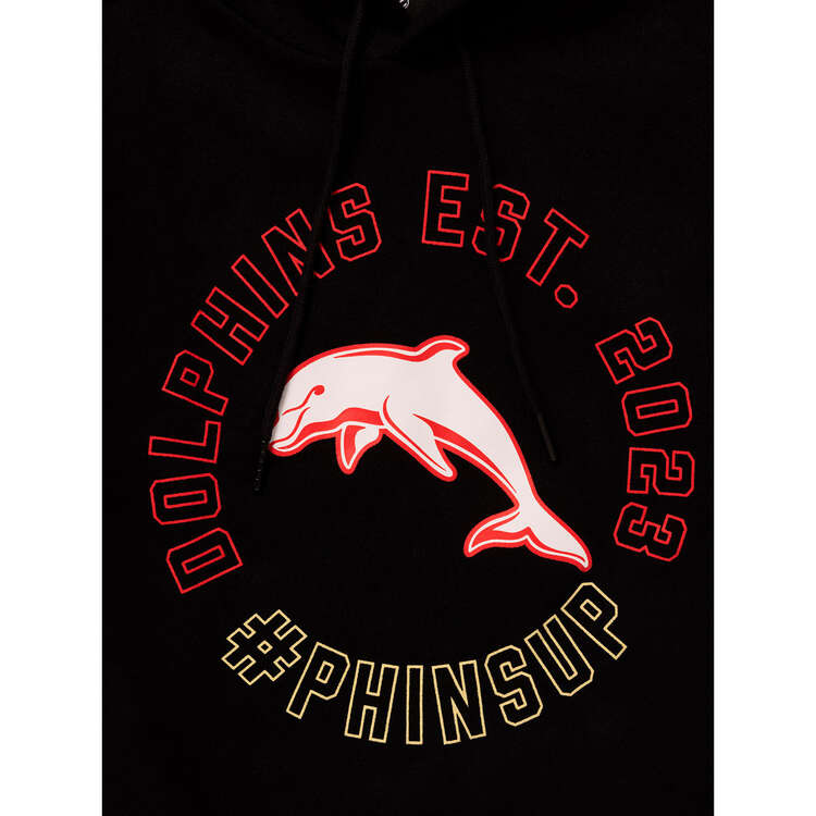 Dolphins Kids 2024 Supporter Hoodie Black 8, Black, rebel_hi-res