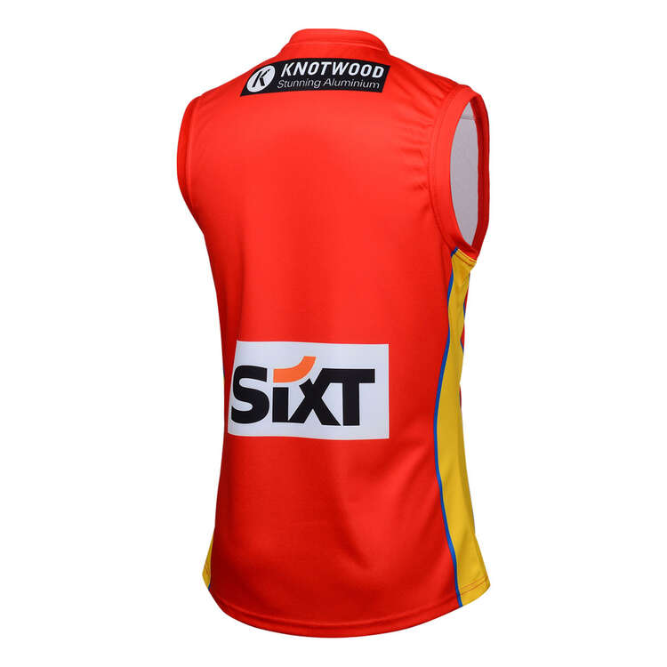 Gold Coast Suns 2024 Kids Home Guernsey Red/Yellow 6, Red/Yellow, rebel_hi-res