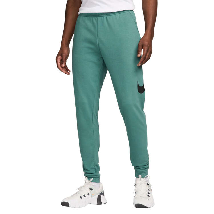 Nike Mens Dry Graphic Dri-FIT Tapered Fitness Pants, Green, rebel_hi-res