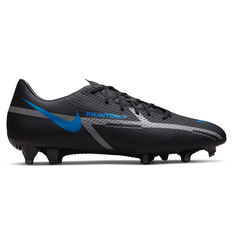 Nike Phantom GT2 Academy Football Boots Black/Grey US Mens 4 / Womens 5.5, Black/Grey, rebel_hi-res