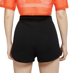 Nike Womens Sportswear Essential French Terry Shorts, Black, rebel_hi-res