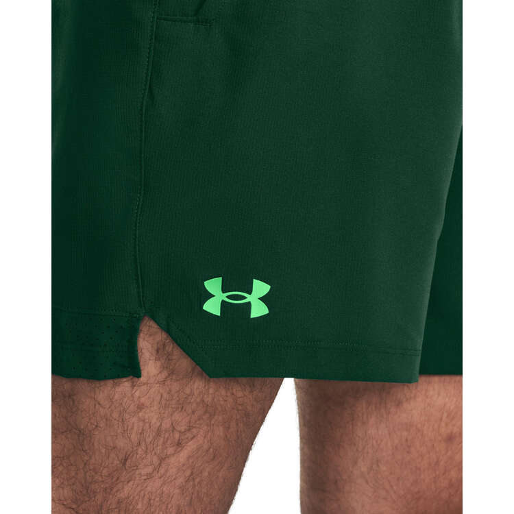Under Armour Mens UA Vanish Woven 6-inch Shorts, Green, rebel_hi-res