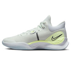 Nike Renew Elevate 3 Basketball Shoes, Green/Purple, rebel_hi-res