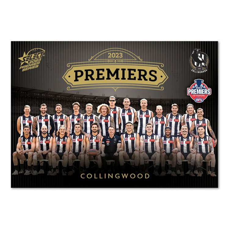 Collingwood 2023 Premiers Card Set, , rebel_hi-res