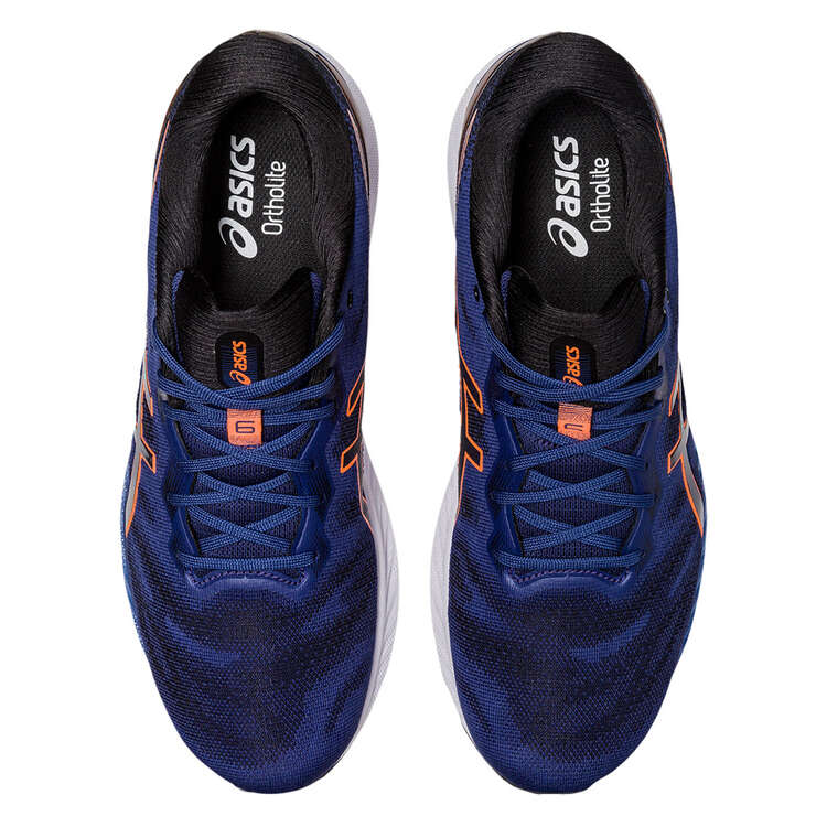 Asics GEL Ziruss 6 Mens Running Shoes, Blue/Orange, rebel_hi-res