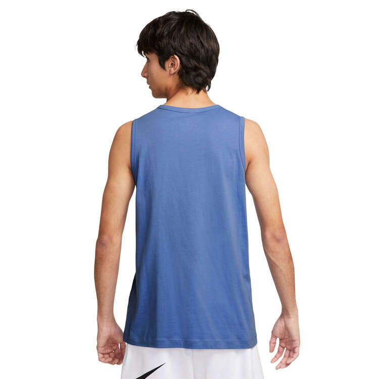 Nike Mens Sportswear Icon Futura Tank, Blue, rebel_hi-res