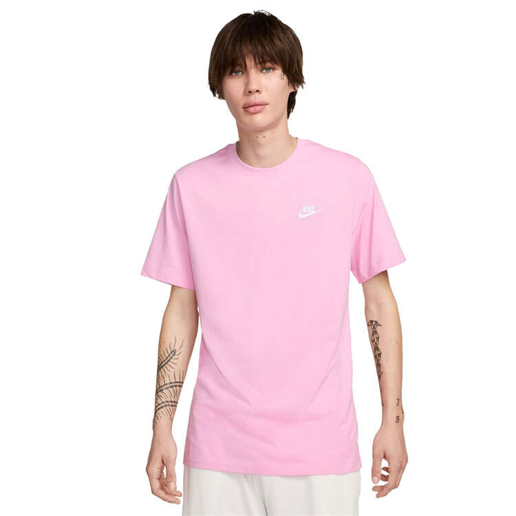 Nike Mens Sportswear Club Tee, Pink, rebel_hi-res