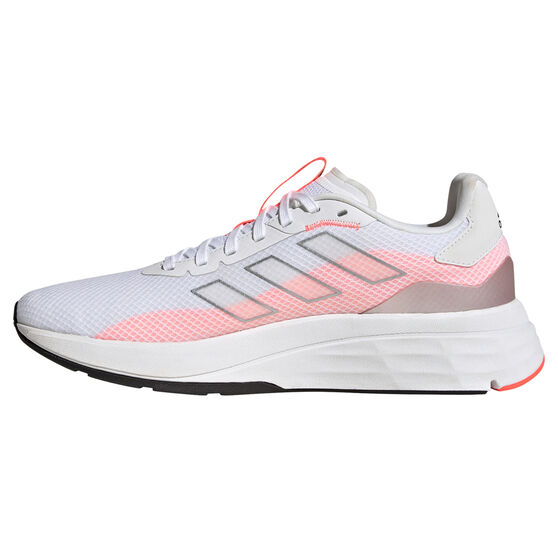 adidas Speedmotion Womens Running Shoes, White/Silver, rebel_hi-res