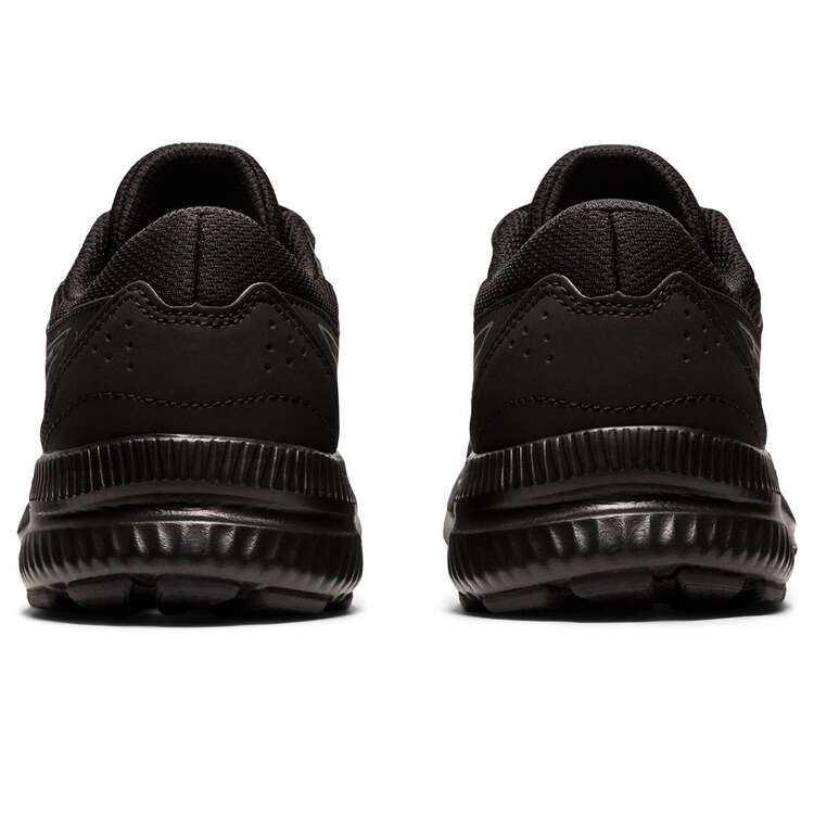 Asics Contend 8 GS Kids Running Shoes Black US 1, Black, rebel_hi-res