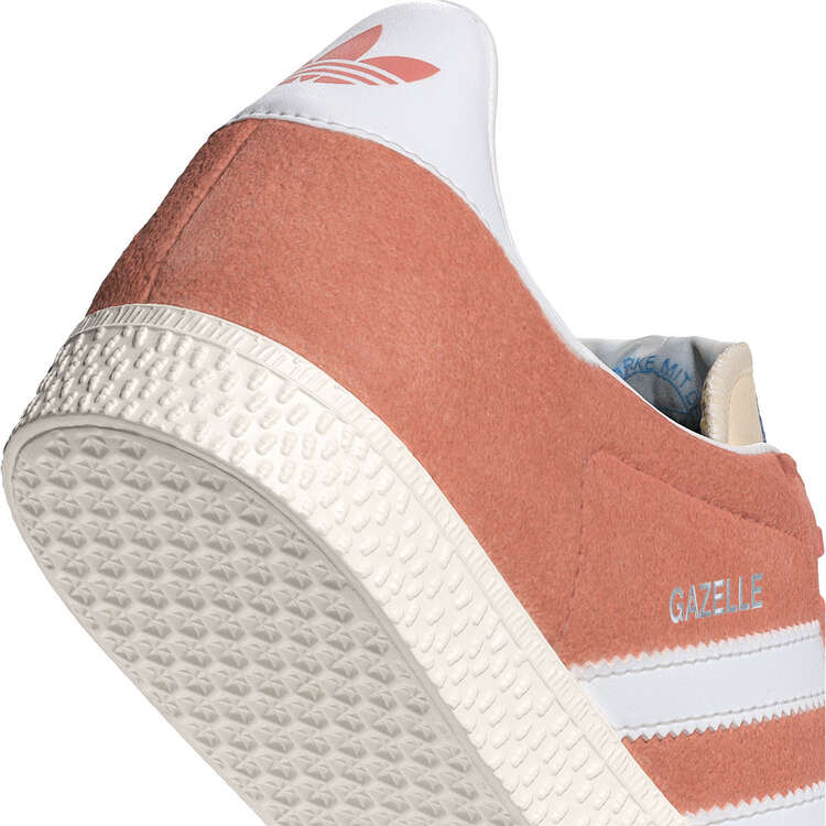 adidas Originals Gazelle GS Kids Casual Shoes, Pink/White, rebel_hi-res