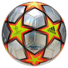 UEFA Champions League Pyrostorm Hologram Foil Training Soccer Ball Multi 3, Multi, rebel_hi-res