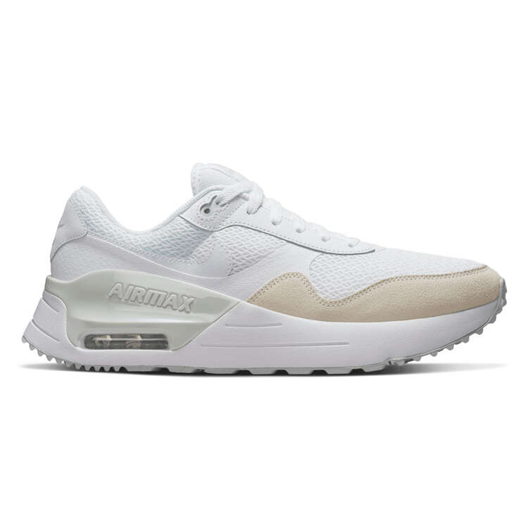 Nike Air Max SYSTM Mens Casual Shoes White/Beige US 7, White/Beige, rebel_hi-res
