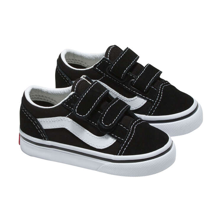 Vans Old Skool Toddlers Shoes Black/White US 4, Black/White, rebel_hi-res