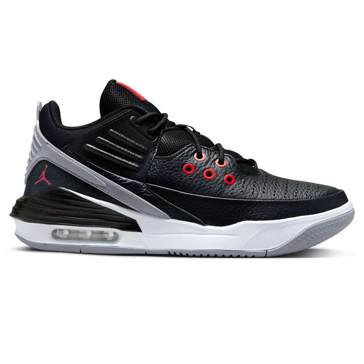 Jordan Max Aura 5 Basketball Shoes, Black/Red, rebel_hi-res