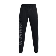 Under Armour Project Rock Charged Cotton Fleece Joggers Black S, Black, rebel_hi-res