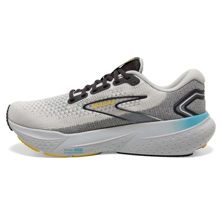 Brooks Glycerin 21 Mens Running Shoes, Grey/Blue, rebel_hi-res
