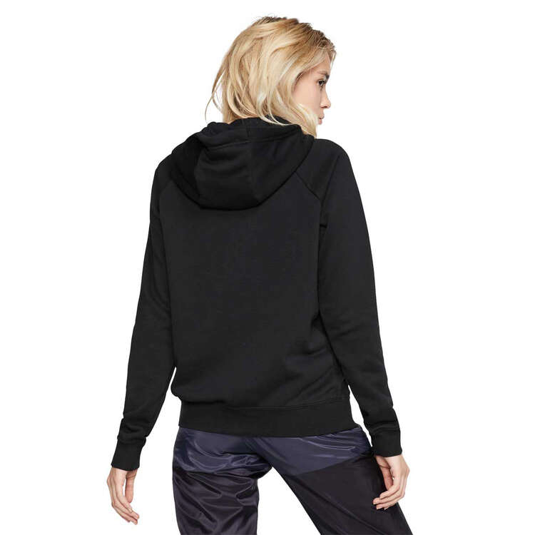 Nike Womens Sportswear Essential Fleece Pullover Hoodie Black S, Black, rebel_hi-res