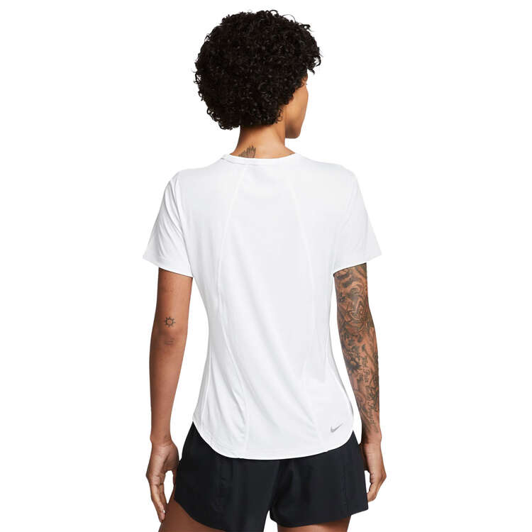 Nike Womens Fast Dri-FIT Running Tee, White, rebel_hi-res