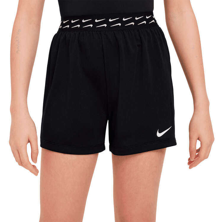 Nike Girls Dri-FIT Trophy Shorts, Black/White, rebel_hi-res