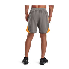 Under Armour Mens Launch 7 inch Running Shorts Grey S, Grey, rebel_hi-res
