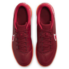 Nike Tiempo Legend Club 9 Indoor Soccer Shoes, Red/Green, rebel_hi-res