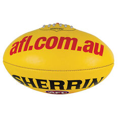 Sherrin AFL Replica Game Ball  Yellow 5, , rebel_hi-res