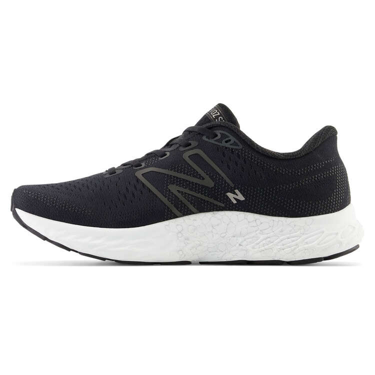 New Balance Fresh Foam X Evoz V3 Mens Running Shoes, Black/White, rebel_hi-res