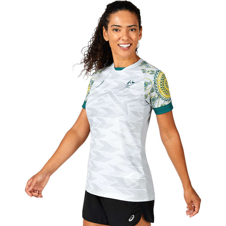 Asics Australia Womens 2024 Replica Goalkeeper Jersey Grey XXS, Grey, rebel_hi-res