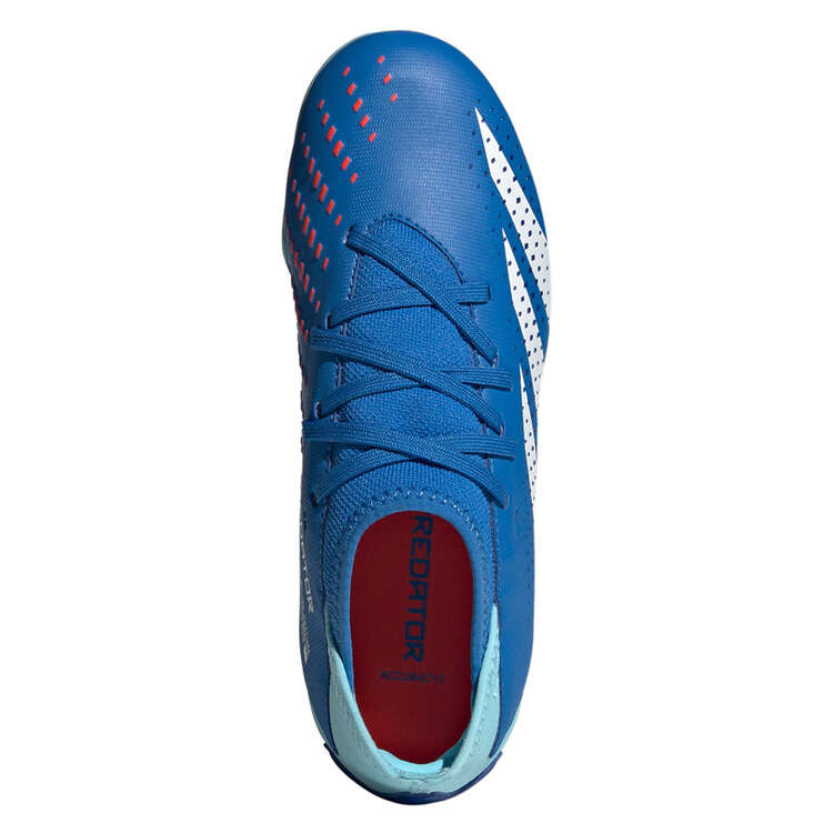 adidas Predator Accuracy .3 Kids Football Boots, Blue/White, rebel_hi-res