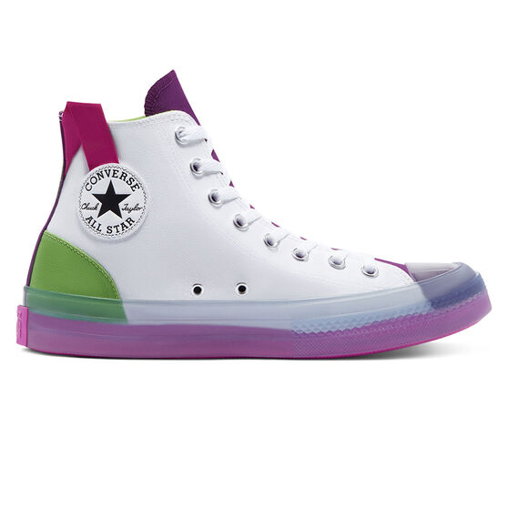 Chuck Taylor All Star CX Colourblocked High Top Mens Casual Shoes, White/Green, rebel_hi-res