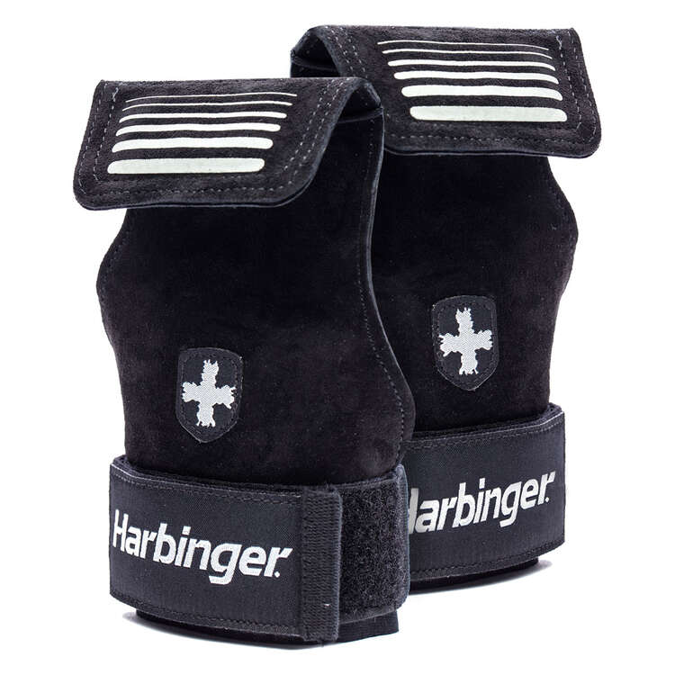 Harbinger Lifting Grips 2 in 1 Black L / XL, Black, rebel_hi-res
