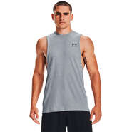 Under Armour Mens Sportstyle Left Chest Cut-Off Tank, , rebel_hi-res