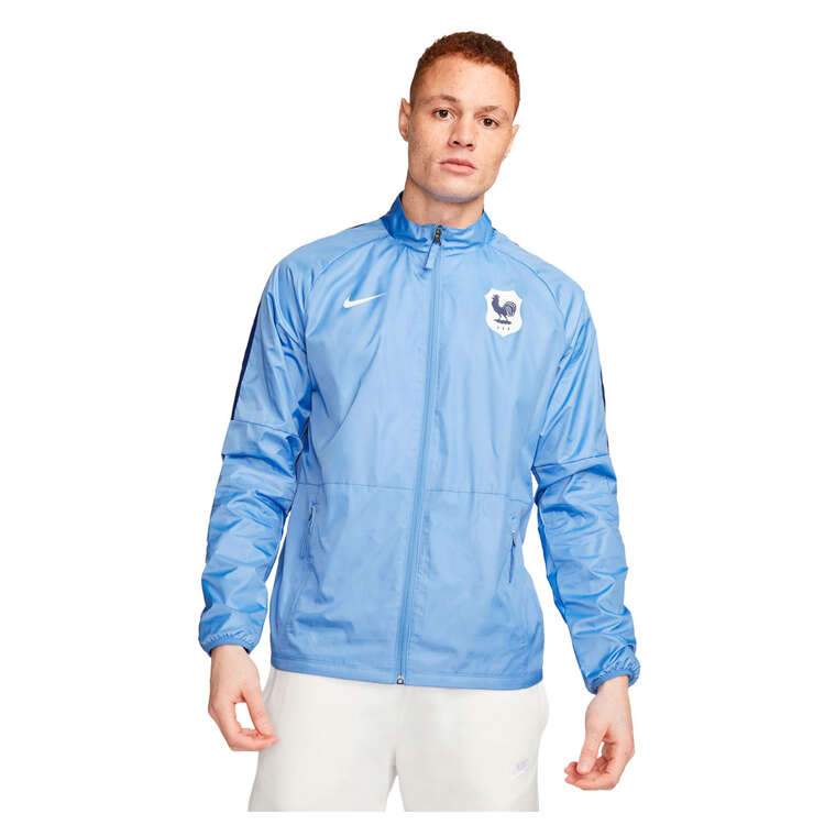 Nike Mens France Repel Academy AWF Football Jacket, Blue, rebel_hi-res