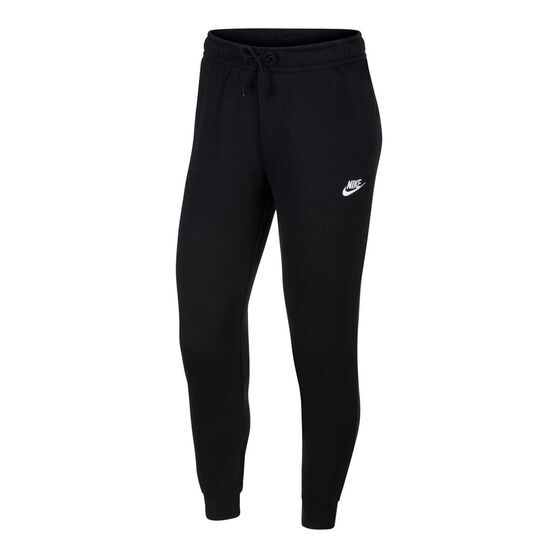 Nike Womens Sportswear Essentials Fleece Track Pants, Black, rebel_hi-res