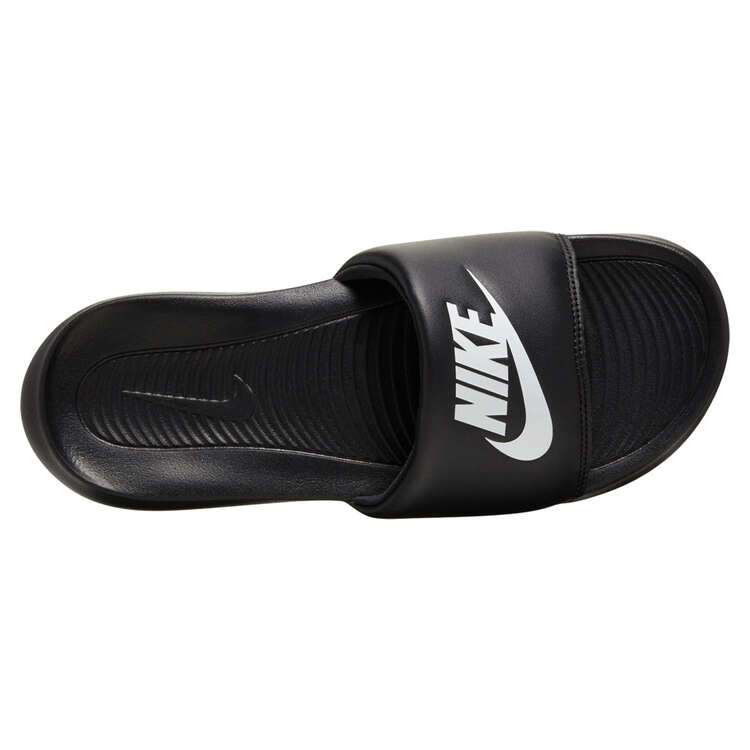 Nike Victori One Womens Slides, Black/White, rebel_hi-res