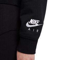 Nike Air Womens Mock Fleece Sweatshirt, Black, rebel_hi-res