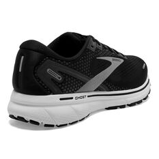 Brooks Ghost 14 2E Mens Running Shoes, Black/White, rebel_hi-res