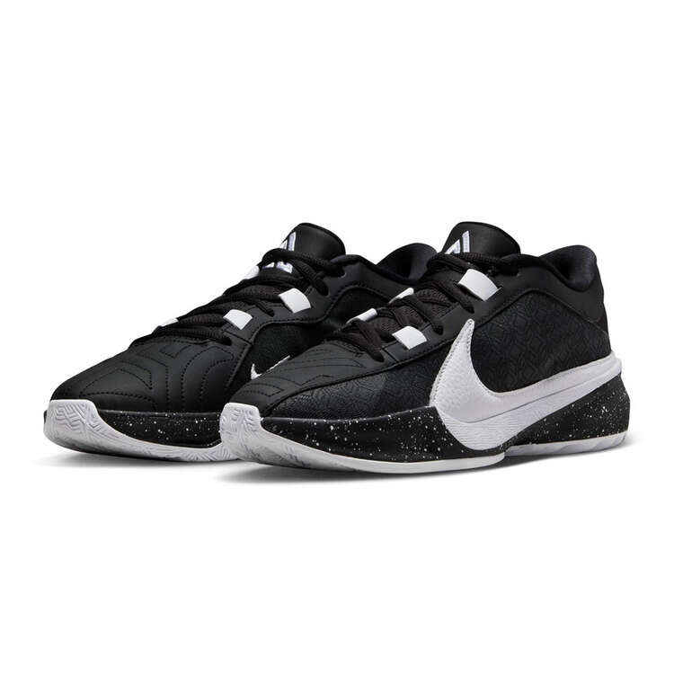 Nike Zoom Freak 5 The Working Man Basketball Shoes, Black/White, rebel_hi-res