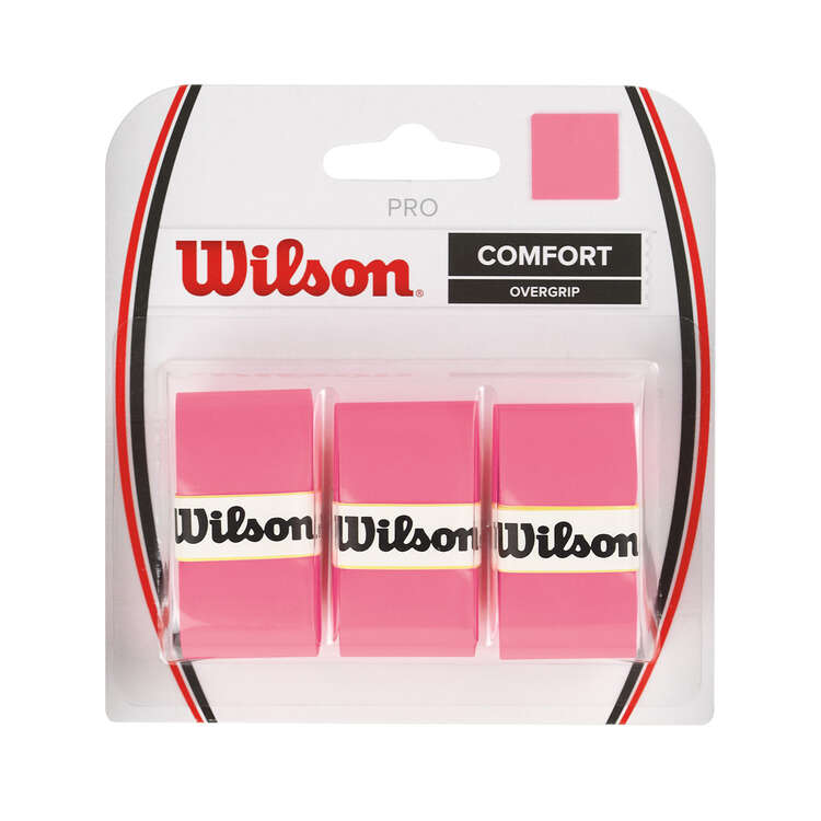 Wilson Pro Tennis Overgrip Pink, Pink, rebel_hi-res