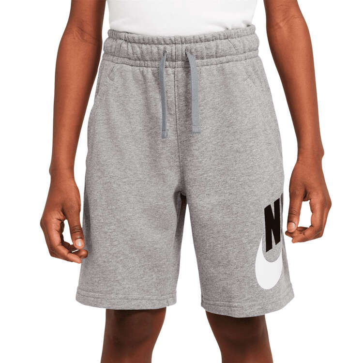 Nike Boys Sportswear Club Plus HBR French Terry Shorts Grey XS, Grey, rebel_hi-res