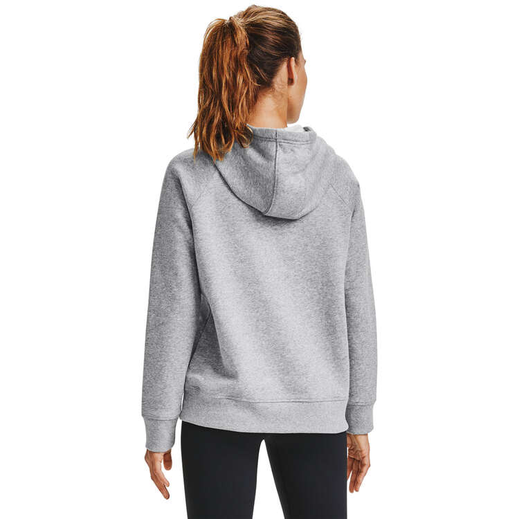 Under Armour Womens Rival Fleece HB Hoodie Grey XS